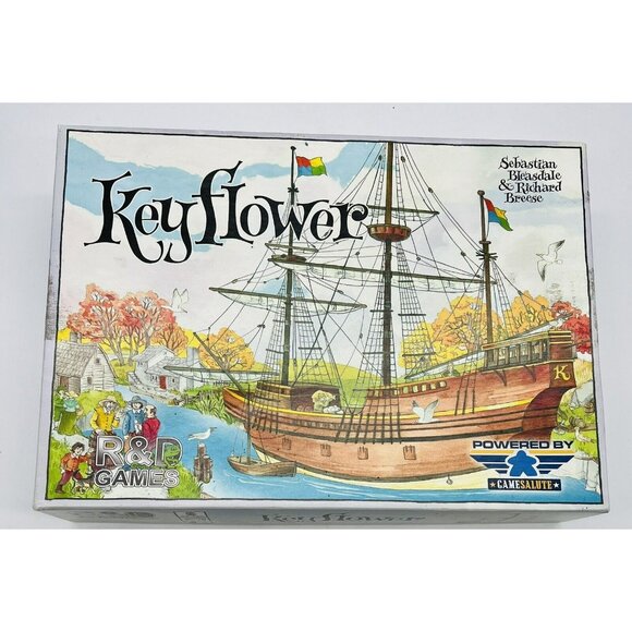 Keyflower Board Game with Expansion Key‎ Celeste Unpunched Bleasdale Breese